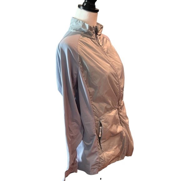 Kyodan Athletic Running Zip Up Jacket Light Blue Women’s Size XL - Picture 3 of 7